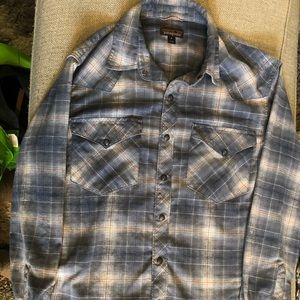 Patagonia hemp western snap-button shirt